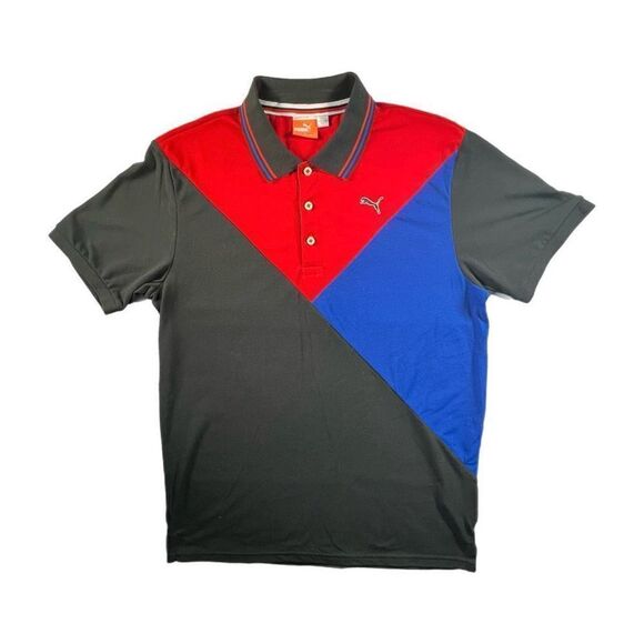 Puma Color-block Polo Shirt - Picture 1 of 7